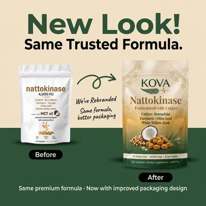 Kova Nattokinase | Fibrin Defense + Full-Body Circulation Complex
