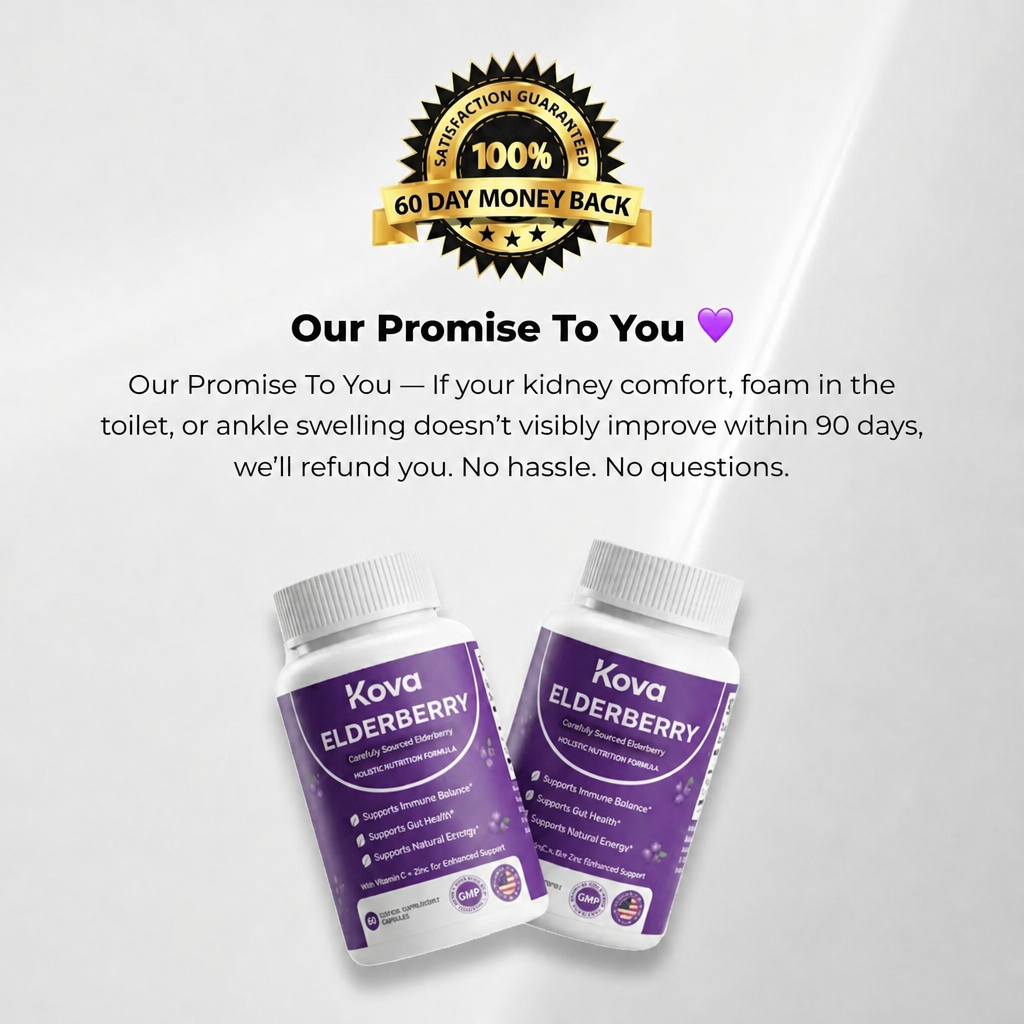 Kova 90 day kidney guarantee promise